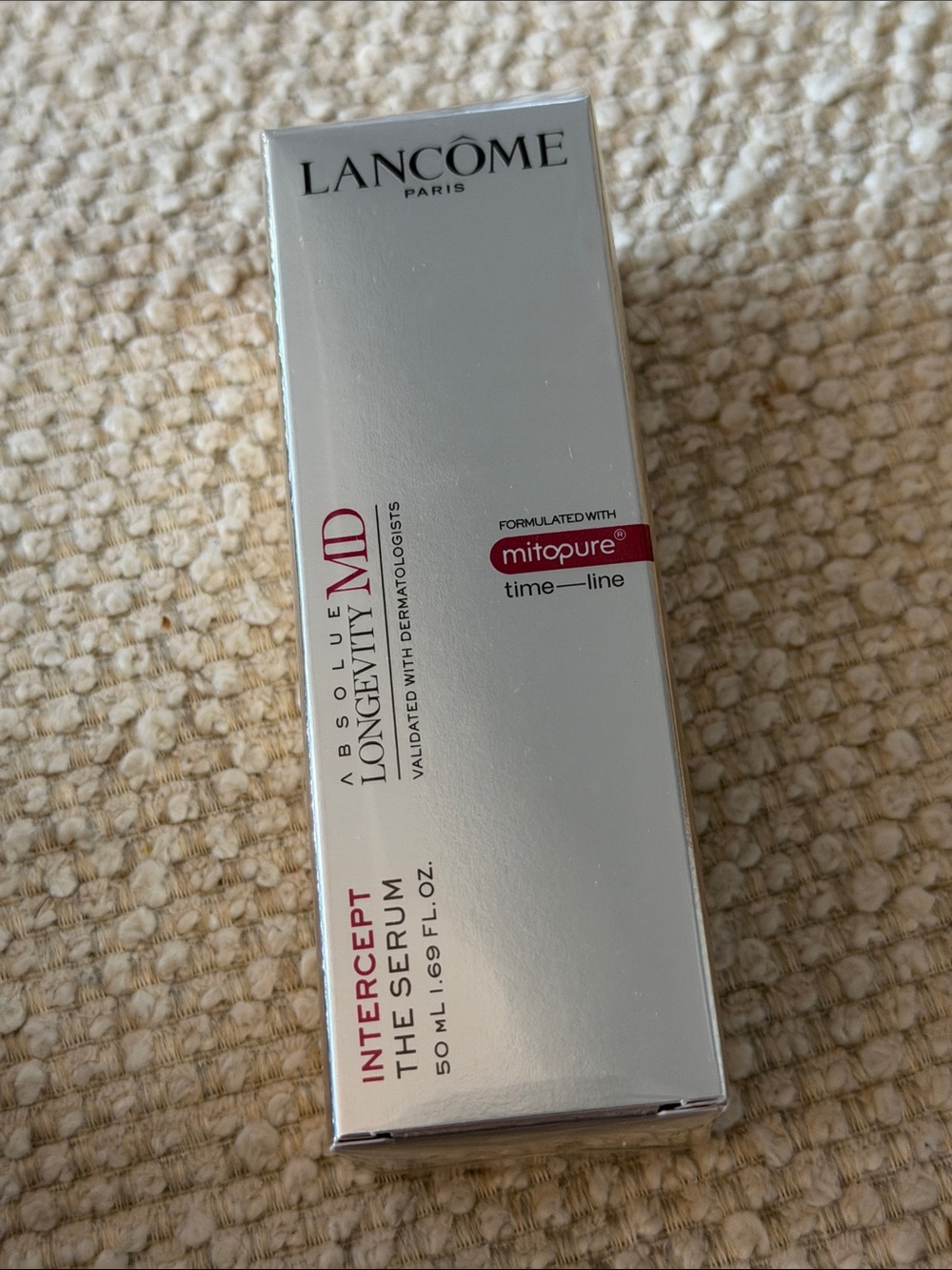 Lancome Longevity MD absolutely Intercept The Serum 1.7oz sealed NIB $175